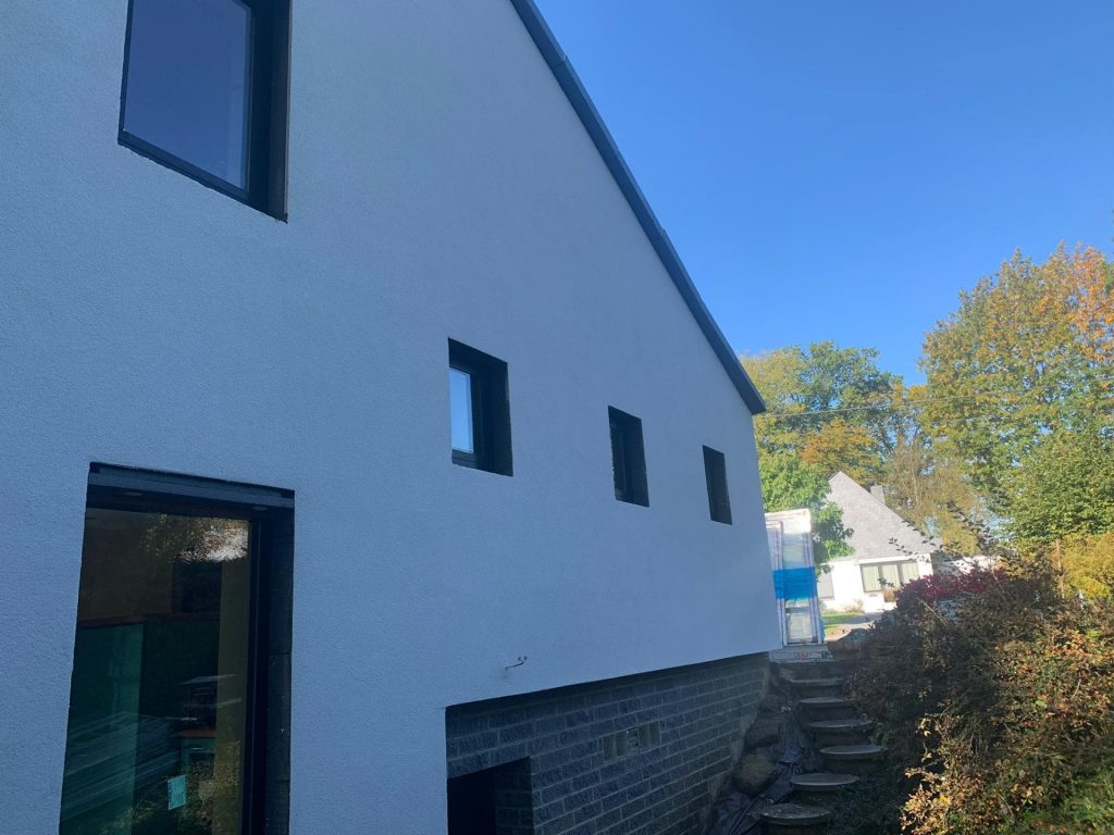 revêtement de façade en crépi