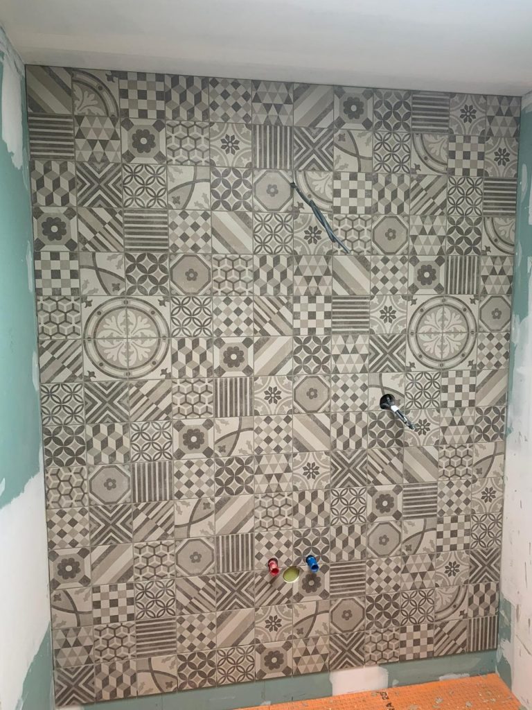carrelage déco mural