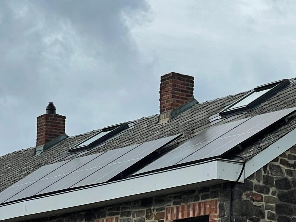 travaux de toiture, placement de velux